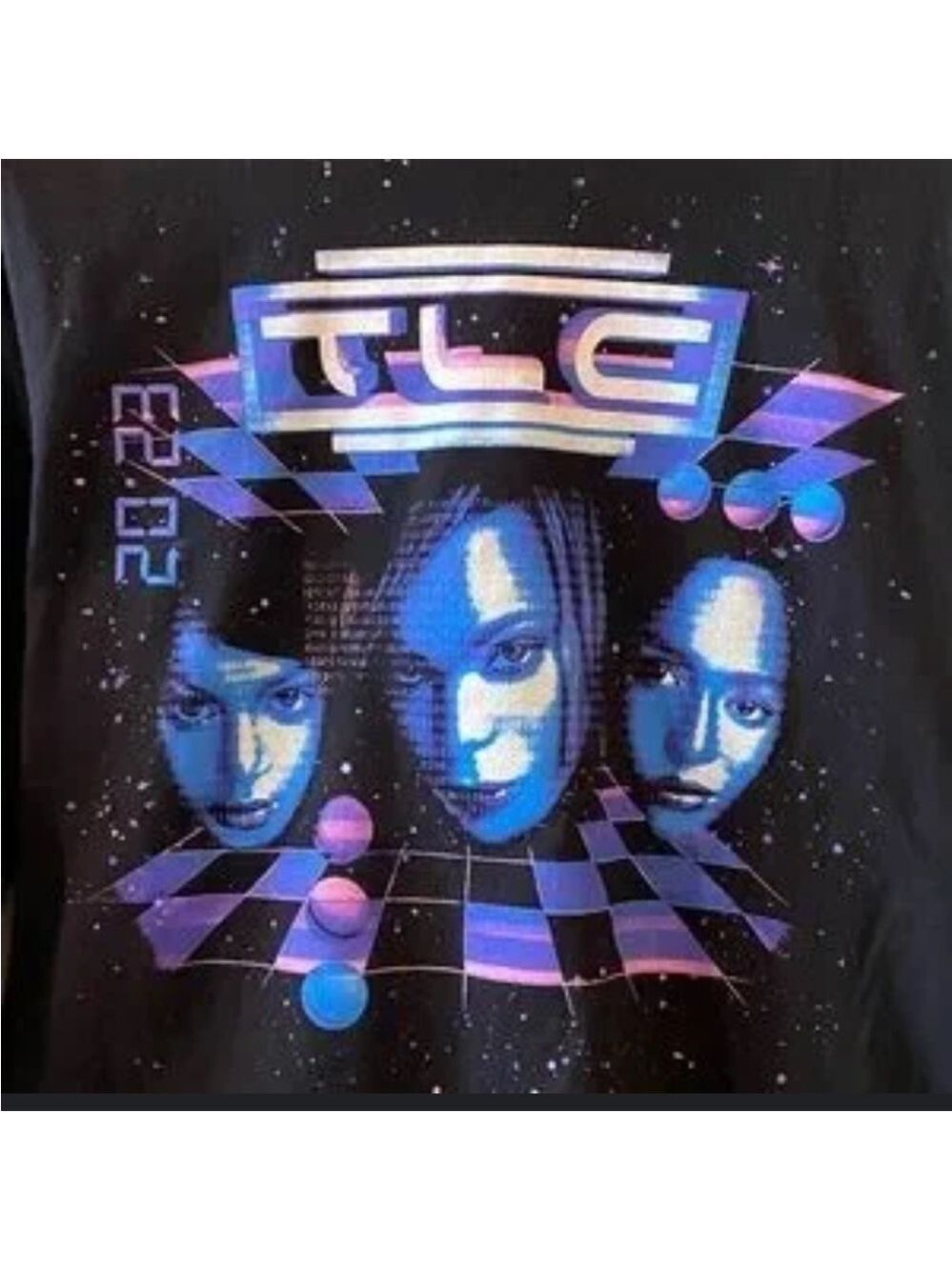 TLC 2023 Hot Summer Nights Concert t-shirt Long Sleeved ( no size tag)